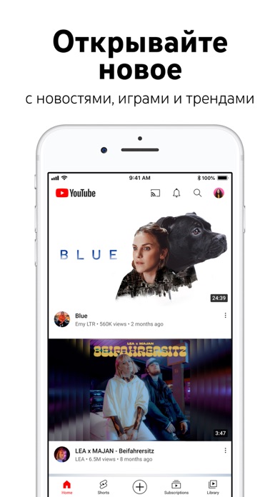 Скриншот YouTube 4